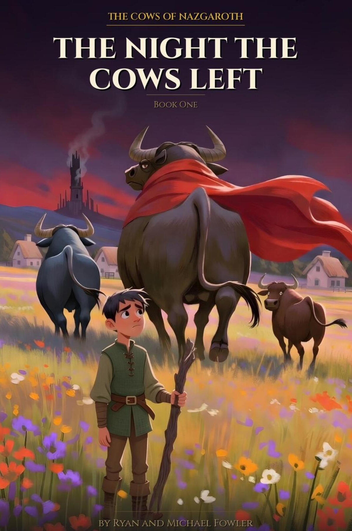 The Night The Cows Left The Night the Cows Left, Book One of The Cows of Nazgaroth by Ryan and Michael Fowler